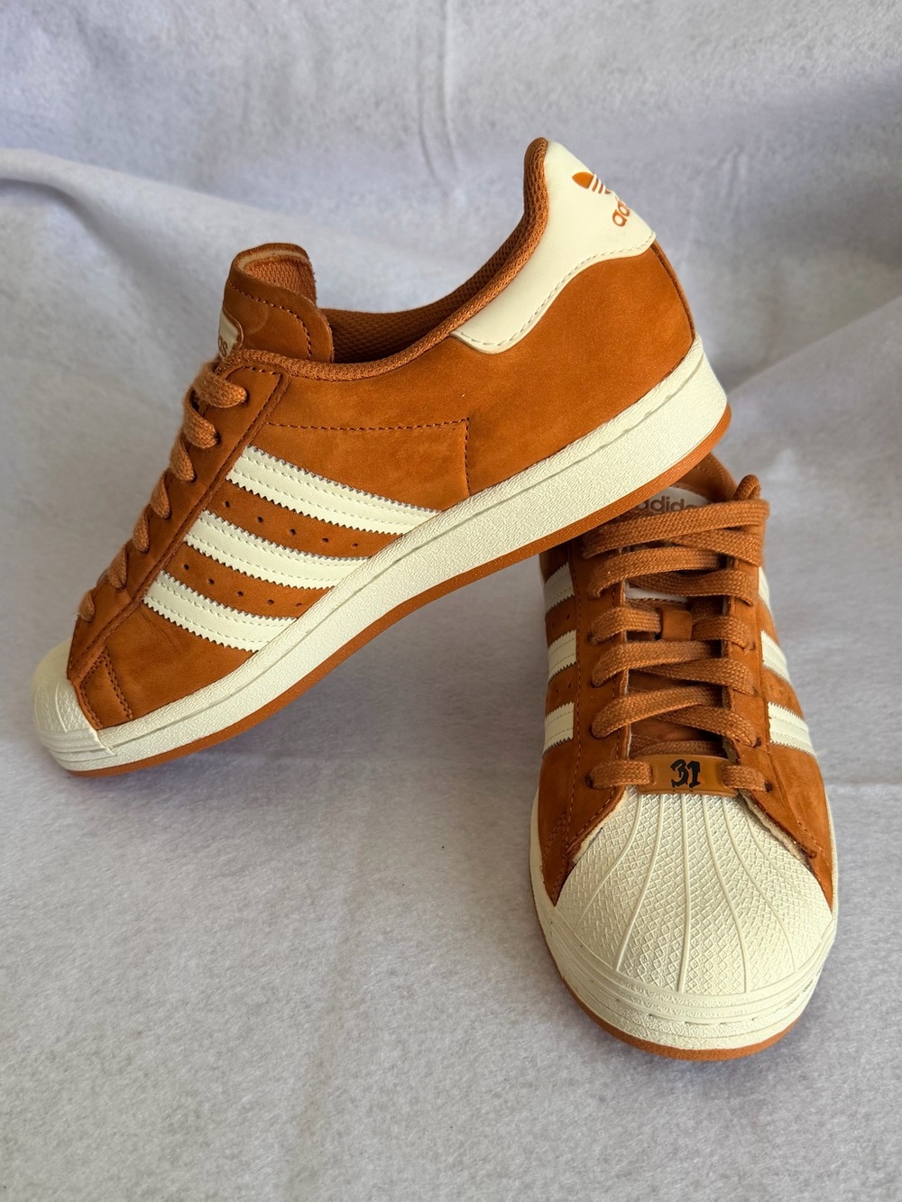 Adidas Suede Superstar Pumpkin Spice Sneakers